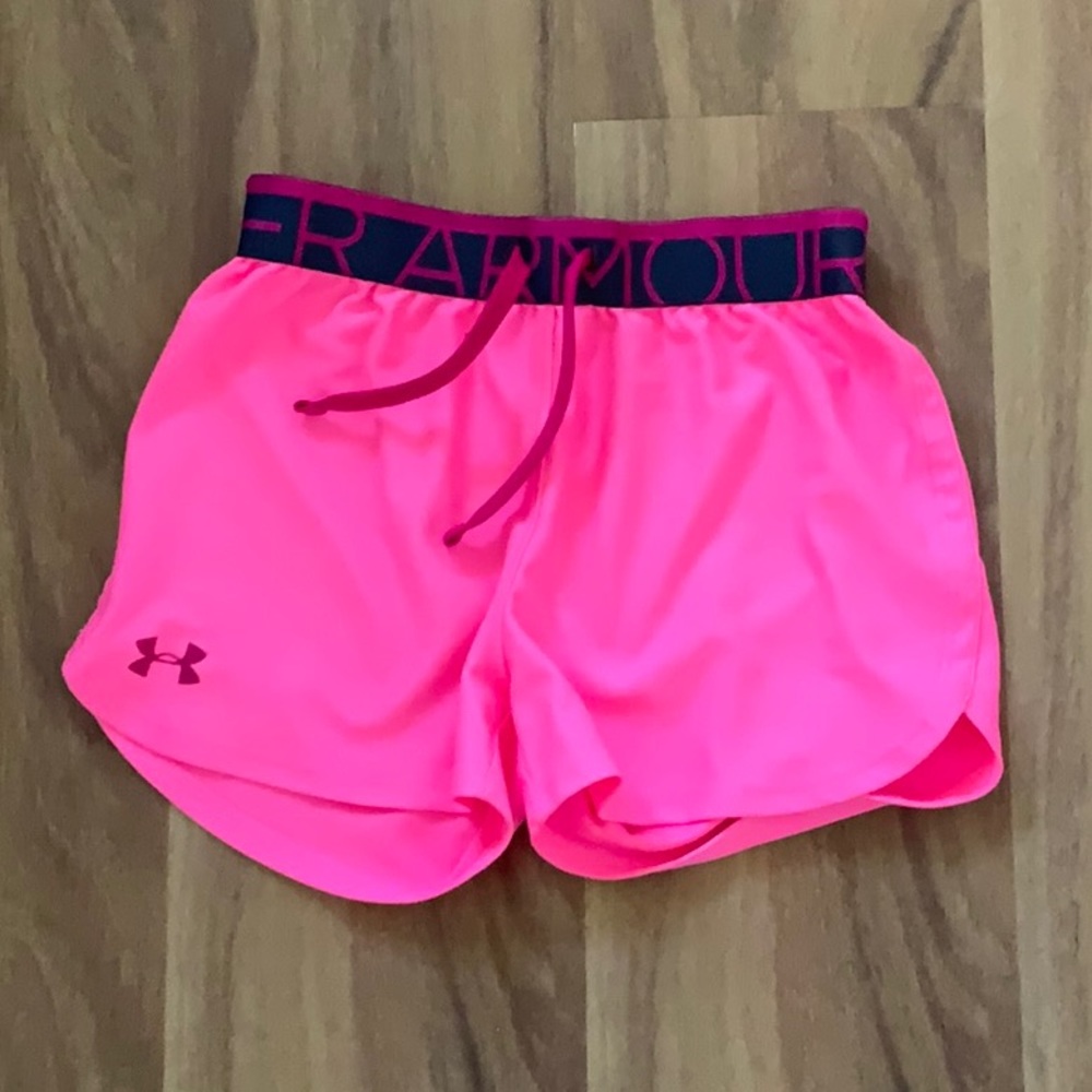 Under Armor Pink Running shorts